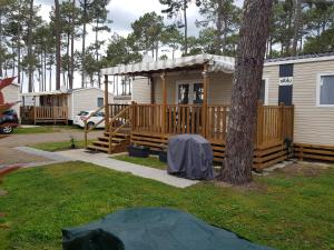 Maisons de vacances Mobile home 79900 TyBreizh Holidays at the Dunes of Contis 3 without fun pass : photos des chambres