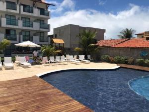 Laguna Beach Flat 101 Porto de Galinhas - Flat térreo com saída para piscina