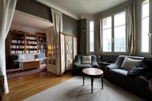 Appartements T3 with the charm of the old located in a residential area of Tours : photos des chambres