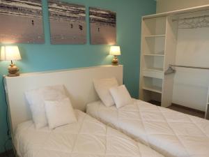 Appartement 2-6 pers, 2 ch, balcon, piscine, accès plage, parking - FR-1-194-234