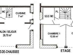 Maisons de vacances Gite Saint-Julien-de-Concelles, 4 pieces, 6 personnes - FR-1-306-815 : photos des chambres