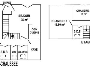 Maisons de vacances Gite Moisdon-la-Riviere, 5 pieces, 8 personnes - FR-1-306-1008 : Maison de Vacances (8 Adultes)