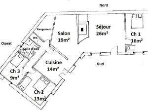 Maisons de vacances Gite La Selle-Craonnaise, 4 pieces, 6 personnes - FR-1-600-55 : photos des chambres