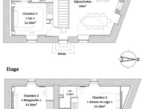 Maisons de vacances Gite Pissotte, 4 pieces, 6 personnes - FR-1-426-480 : Maison de Vacances (6 Adultes)