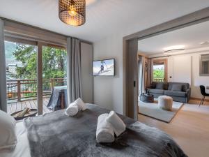 Appartement avec cheminée près du télésiège - FR-1-565-66