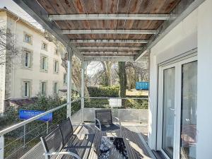 Lamalo-les-Bains: F2, terrasse, 50m des Thermes, animaux acceptés - FR-1-451-23