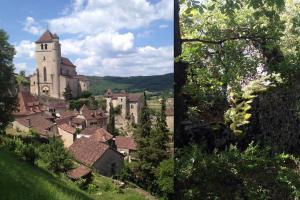 Maisons de vacances Les Trigones du Causse -Maison atypique avec Piscine Privee : photos des chambres