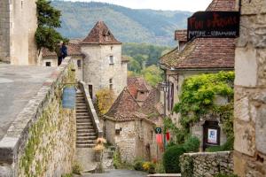 Maisons de vacances Les Trigones du Causse -Maison atypique avec Piscine Privee : photos des chambres