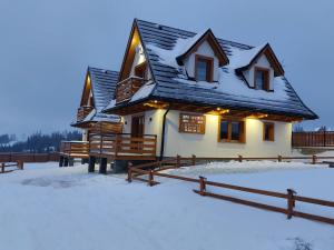 Domki na Wierchu - widok na góry i Kotelnice