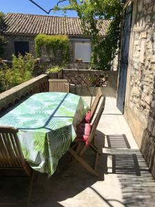Maison charmante à Orgnac-lAven avec piscine partagée.