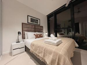 CBD Cozy 2Beds Apt at Brisbane Tallest building With Free Parking