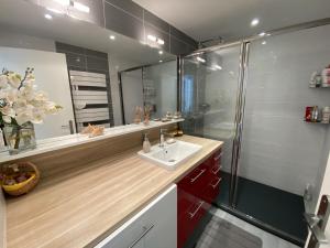 Appartements Ploemeur - Appartement 3 pieces avec balcon, ascenseur et WIFI pres de la plage - FR-1-349-90 : photos des chambres