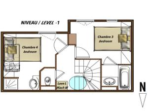 Chalet de charme 8 pers avec parking, cheminée et terrasse - Saint-Martin-de-Belleville - FR-1-452-35