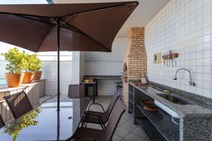 Cobertura de alto padrão com vista para a Praia do Forte