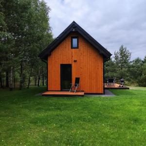 Ślusarnia-domek z sauną i balią nad jeziorem, Kaszuby