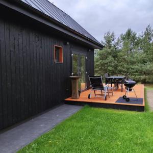 Ślusarnia-domek z sauną i balią nad jeziorem, Kaszuby