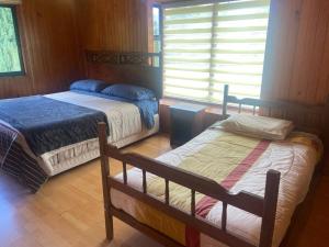 Pucón cabañas con piscina para 9 personas