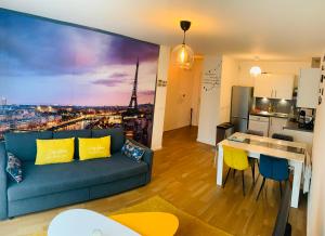 Appartements Luxurious Apartment Private Parking 25 MN to Paris : photos des chambres