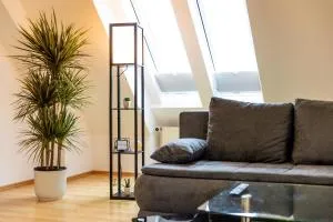 Moderne Dachgeschosswohnung - Parkplatz - Netflix - Dörfles-Esbach