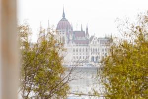 Danube Waterfront View at Chain Bridge