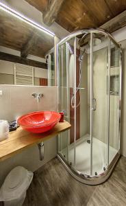 Apartment with Mountain View Traverses room in Agriturismo Rivet d'Or
