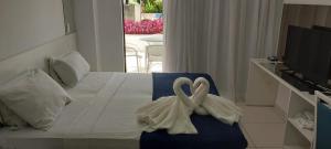 Laguna Beach Flat 101 Porto de Galinhas - Flat térreo com saída para piscina