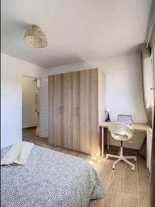 Appartements IDF03 Superbe appart cosy aeroport CDG wifi 4 pers : photos des chambres