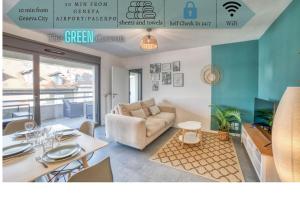 Appartements Green Cocon - GARE Annemasse a 3min-GENEVE acces direct : photos des chambres