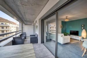 Appartements Green Cocon - GARE Annemasse a 3min-GENEVE acces direct : photos des chambres