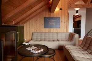 Appartements Magnifique appartement, 5* avec cheminee, acces ski au pied : photos des chambres