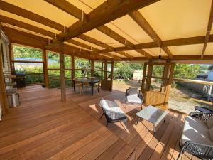 Charmant Mobile-home 6 personnes sur terrain privé à 200 m de la plage - PADRIG