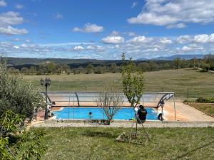 Maisons de vacances Holiday home Verdon with private pool and view : photos des chambres