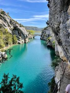 Maisons de vacances Holiday home Verdon with private pool and view : photos des chambres