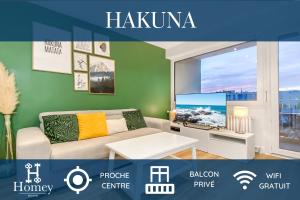 Appartements HOMEY HAKUNA - Proche centre / Balcon prive / Wifi gratuit : photos des chambres