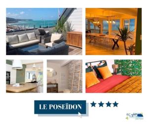 Appartements Le poseidon, gite EXCEPTIONNEL face a la mer avec spa, terrasse, 4 chambres UN VRAI COUP DE COEUR : photos des chambres