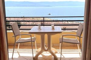 Studio cosy avec vue mer