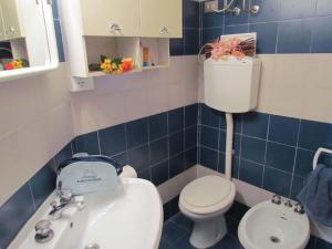 Colorful apartment with patio