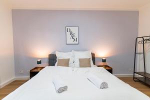 Peter Apartments - Wohnung 90qm, 3 Schlafzimmer, Küche, Wohnzimmer, Balkon, Netflix