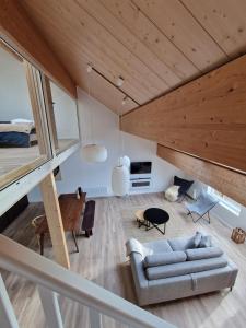 Appartements Duplex type chalet dans le Jura : photos des chambres