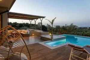 Rizes Villa with Jacuzzi & Heated Pool - Agia Triada