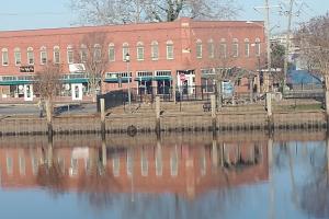 Corner loft with river views