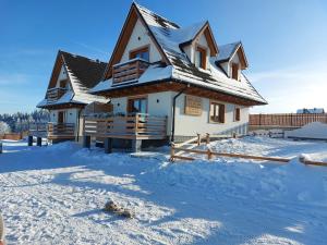 Domki na Wierchu - widok na góry i Kotelnice