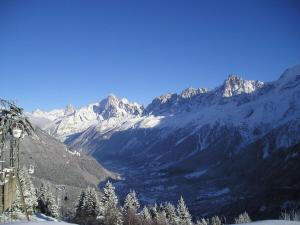 Appartements 2 bedroom Apartment in Les Houches Stone's throw from Prairon lift : photos des chambres