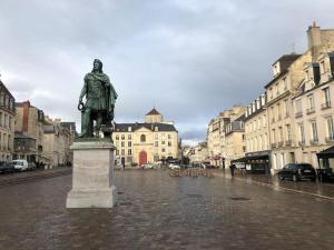 Appartements Abbaye aux Hommes, deco et confort, au centre-ville, pour 2, 3 ou 4 personnes : photos des chambres