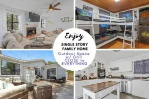 NEW 4BR Single Story_GRILL_Near the beach - 长滩