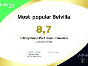 Maisons de vacances Holiday Home in Port Blanc by Sandy Beach : photos des chambres