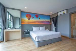 Deluxe giường đôi Hướng phố (Deluxe Double City View)