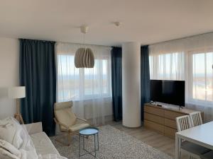 34 floor at the top of the Baltic