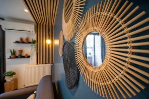 Air-conditioned apartment with private parking