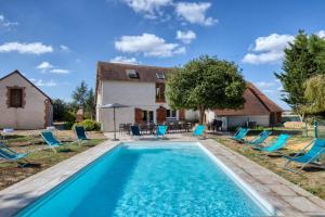 Crazy Villa La Forgé Buffet 41 - Heated pool - Foot - 2h Paris - 30p